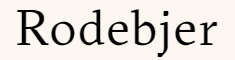 Rodebjer